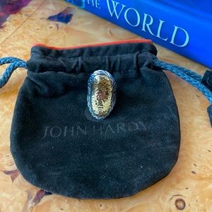 John Hardy Palu 22k and 925 Saddle Ring